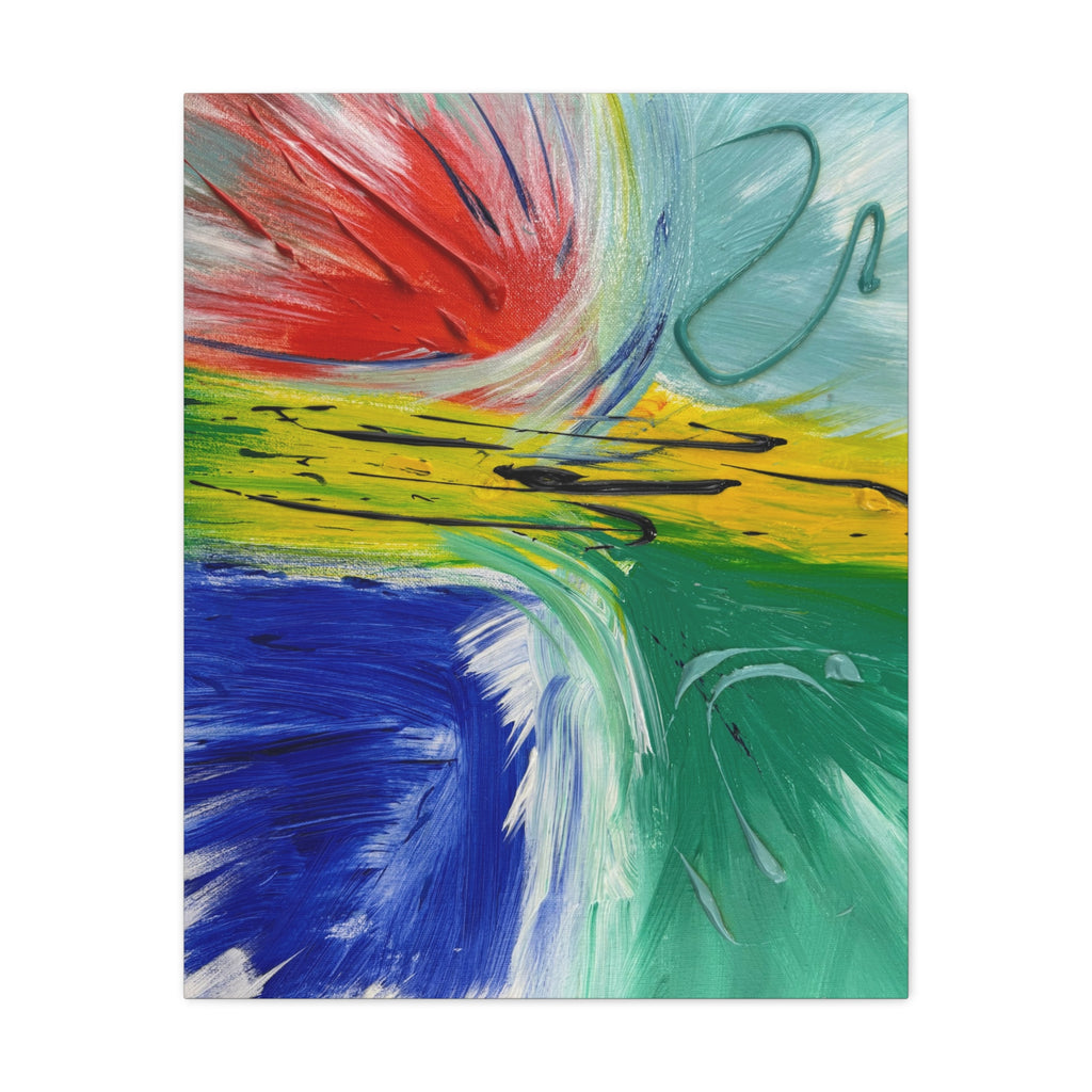 Flight of Energy Matte Canvas Print