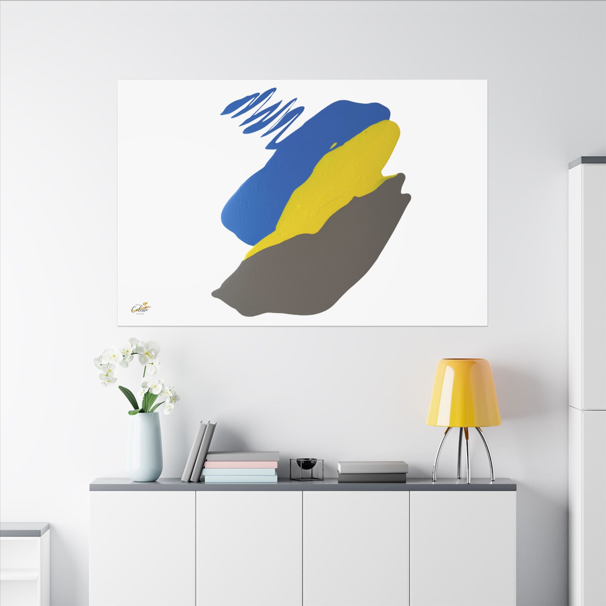 Blue Horizon Canvas Matte