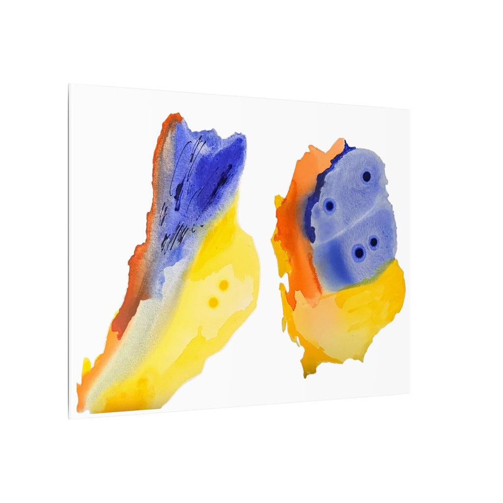 Solar Drift Meet Celestial Bloom  Canvas Matte