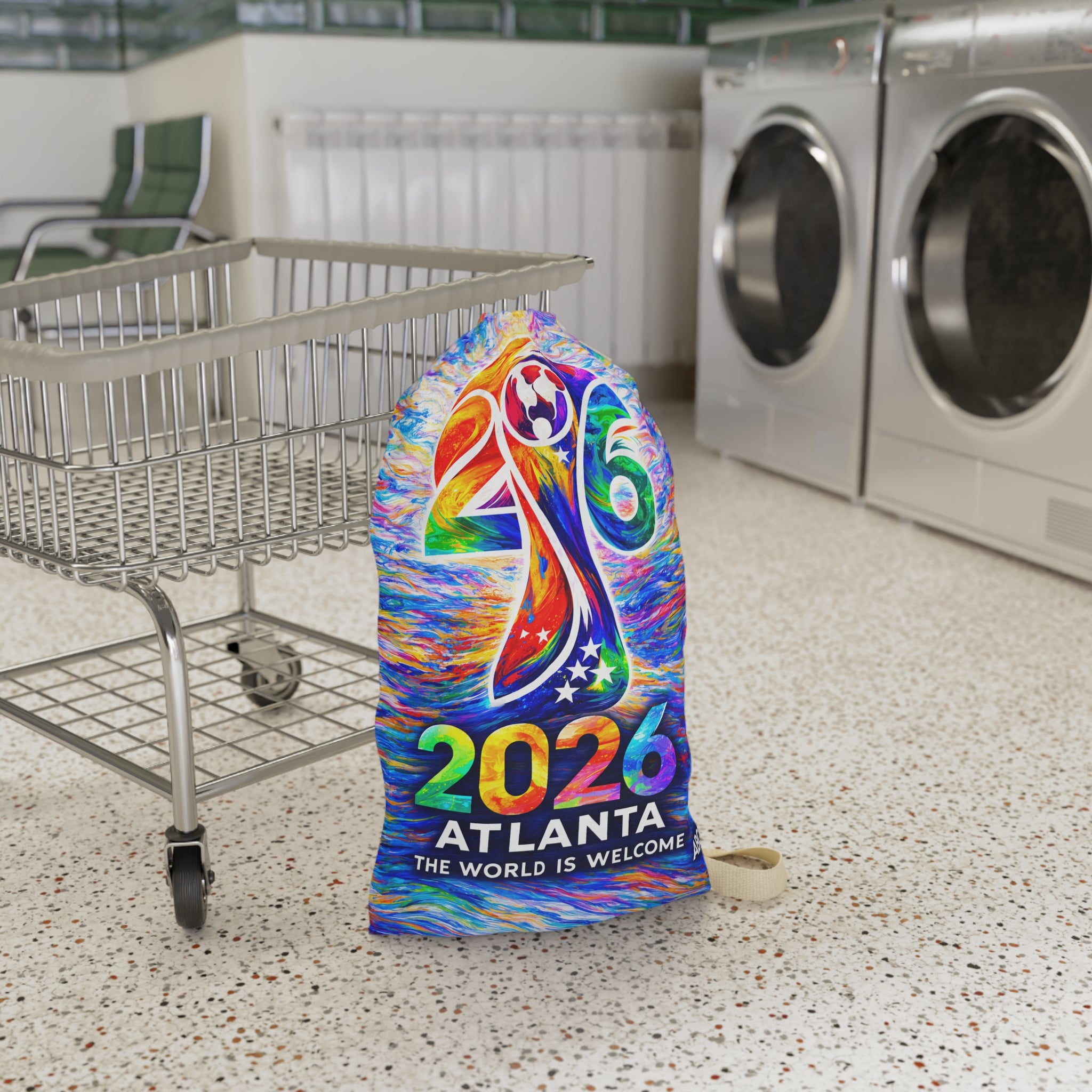 2026 Atlanta "The World Is Welcome" Laundry Bag