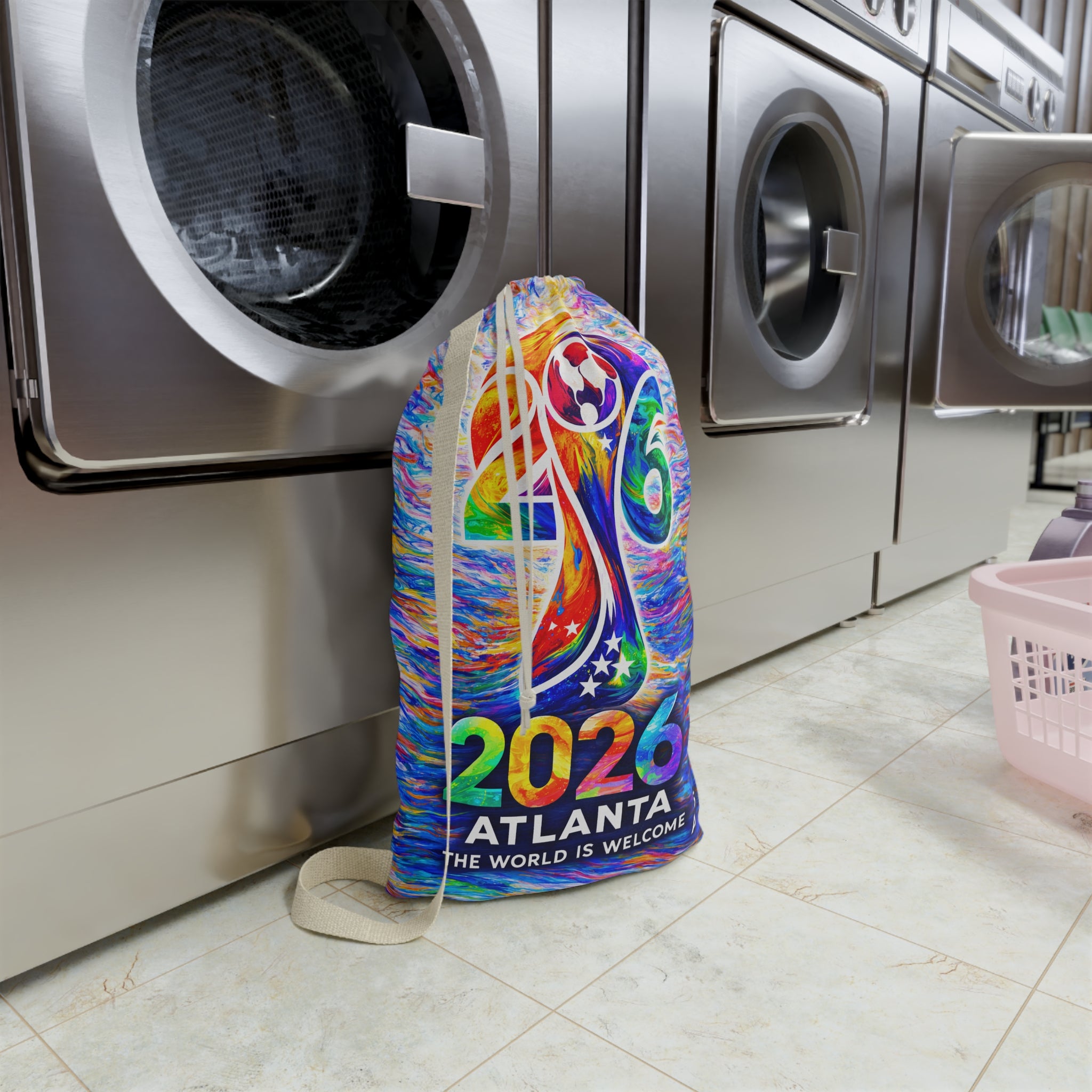 2026 Atlanta "The World Is Welcome" Laundry Bag