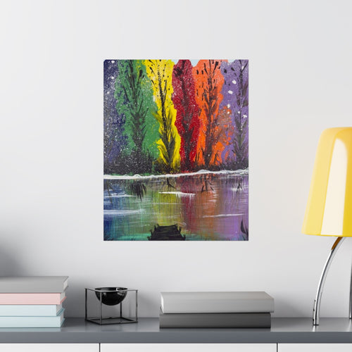 Autumn Winter Satin Poster