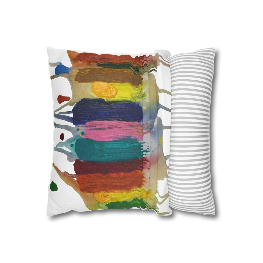 Crazy Brush  Stroke Square Pillowcase Cushion Cover