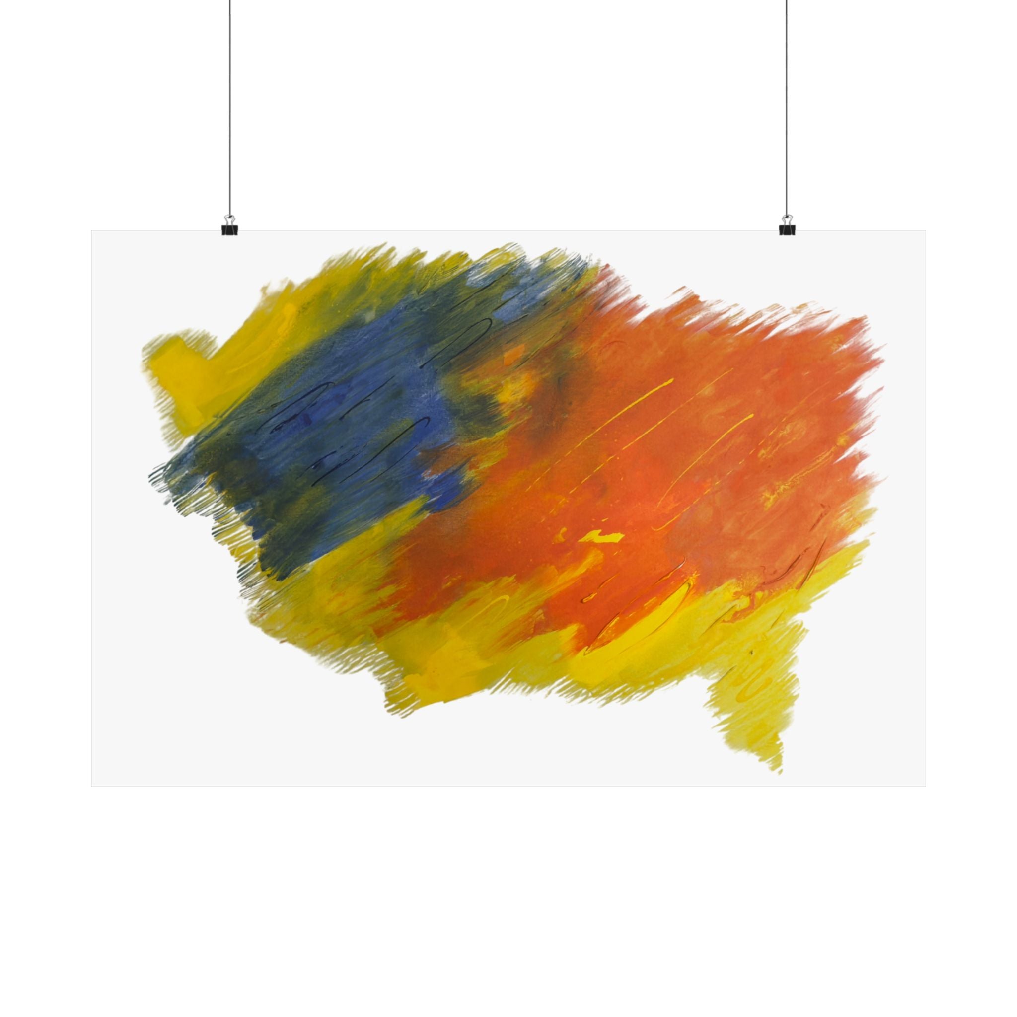 Rising Heat Satin Poster