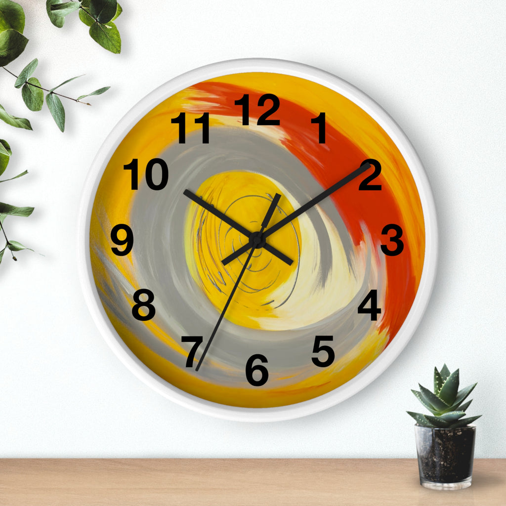 Radiant Orbit Wall Clock Home Décor