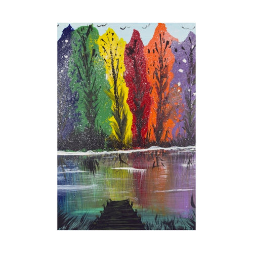 Autumn Winter Satin Poster