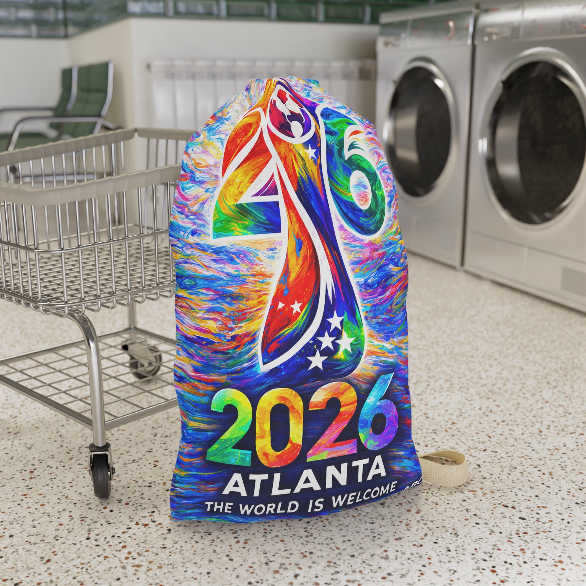 2026 Atlanta "The World Is Welcome" Laundry Bag