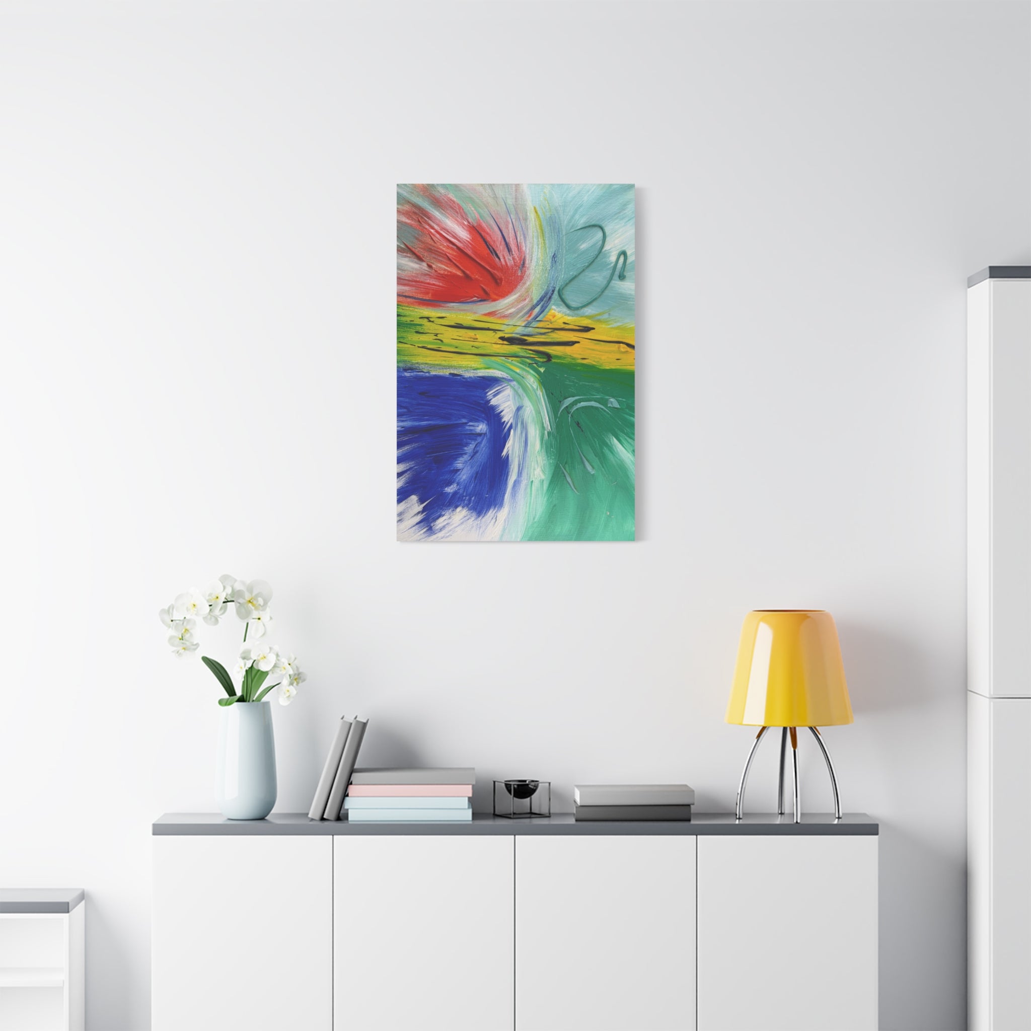 Flight of Energy Matte Canvas Print