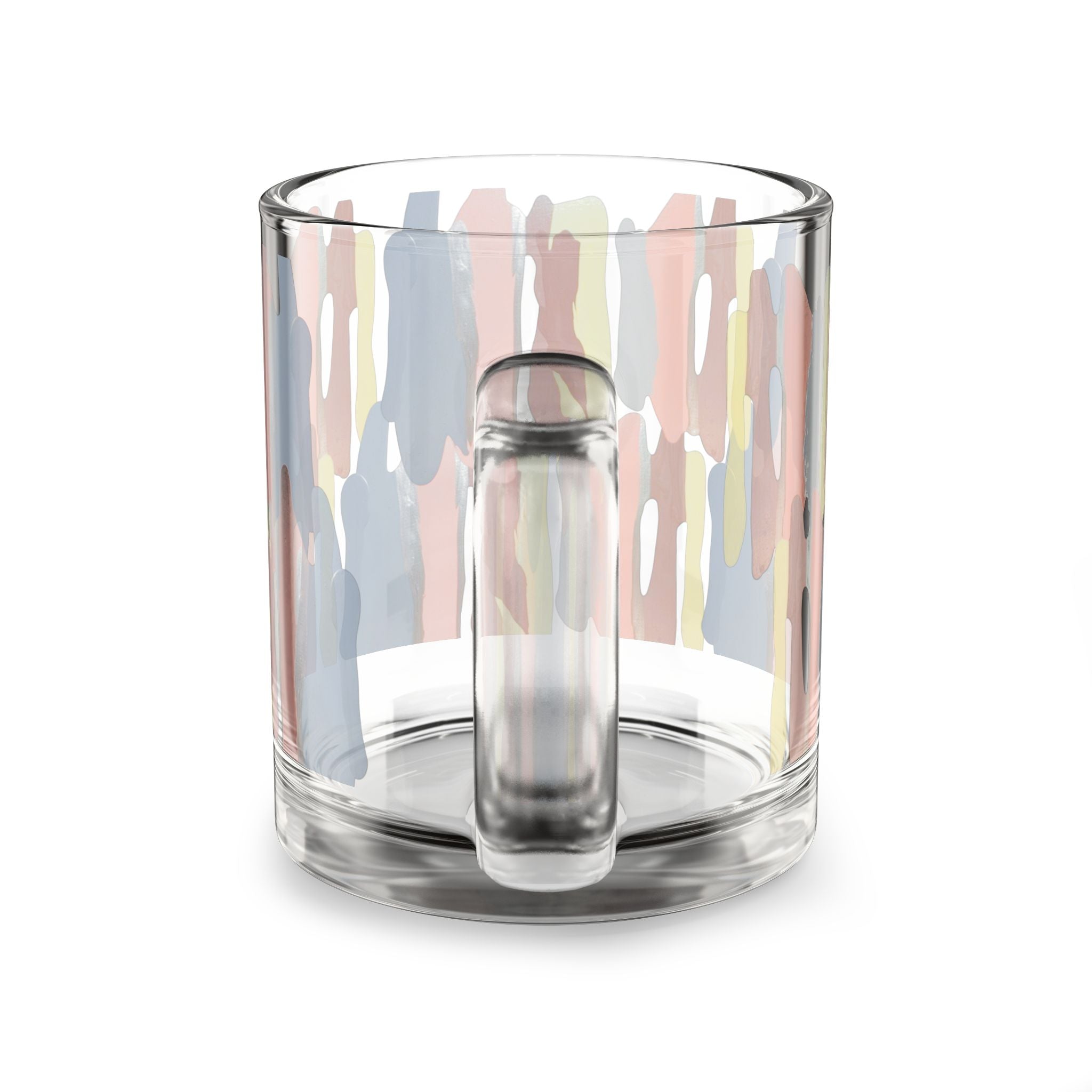 Cinnamon Sticks Glass Mug — 10oz Colorful Art Coffee Cup