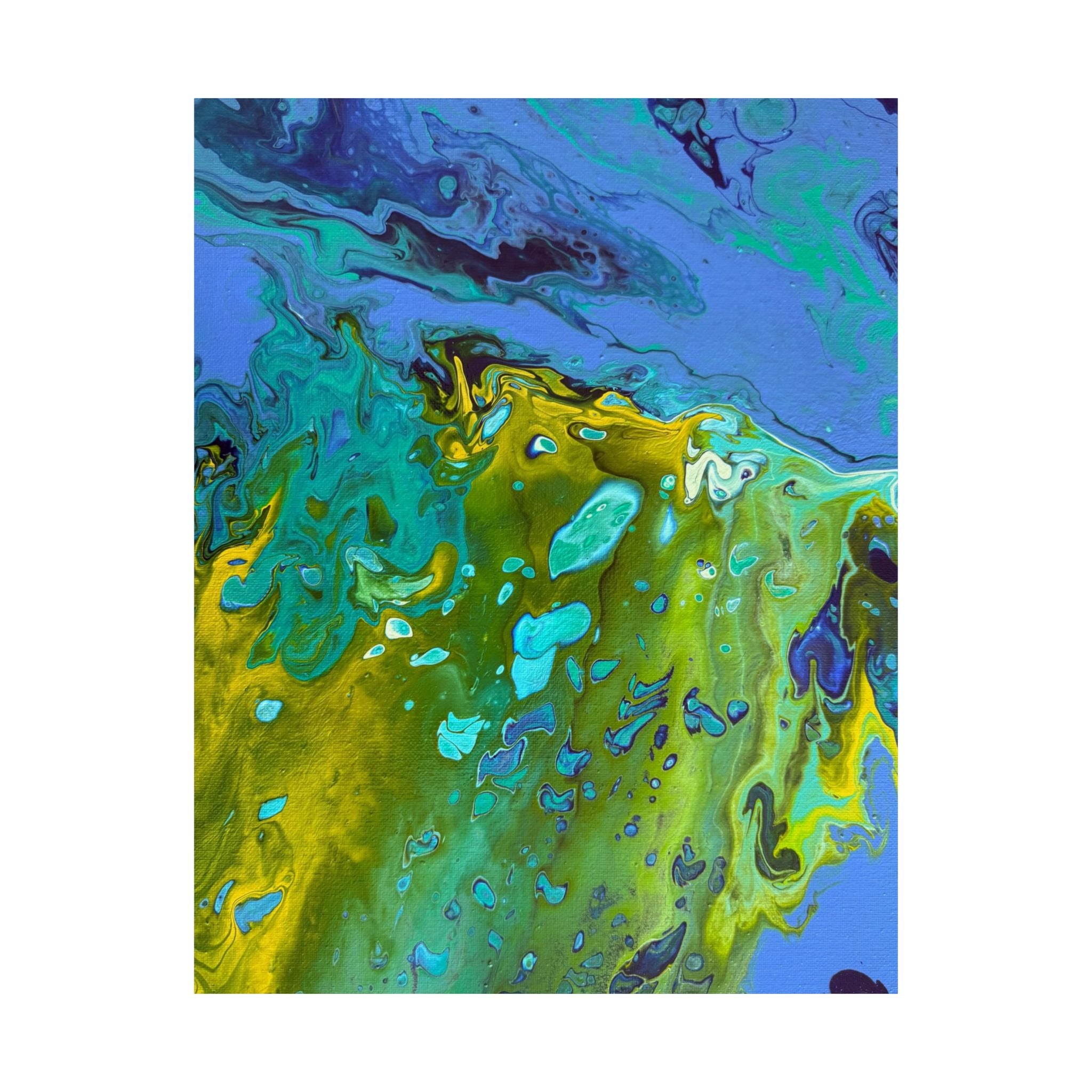 Lava Rolls Satin Poster