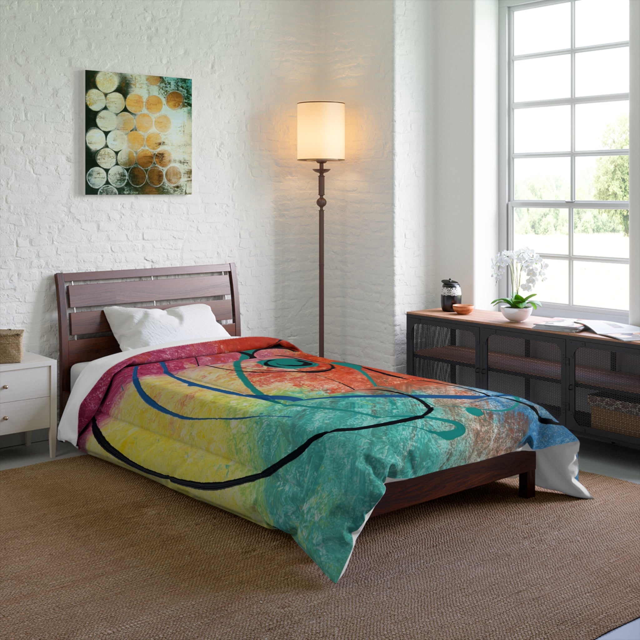 Orbit of Color Art Bedding