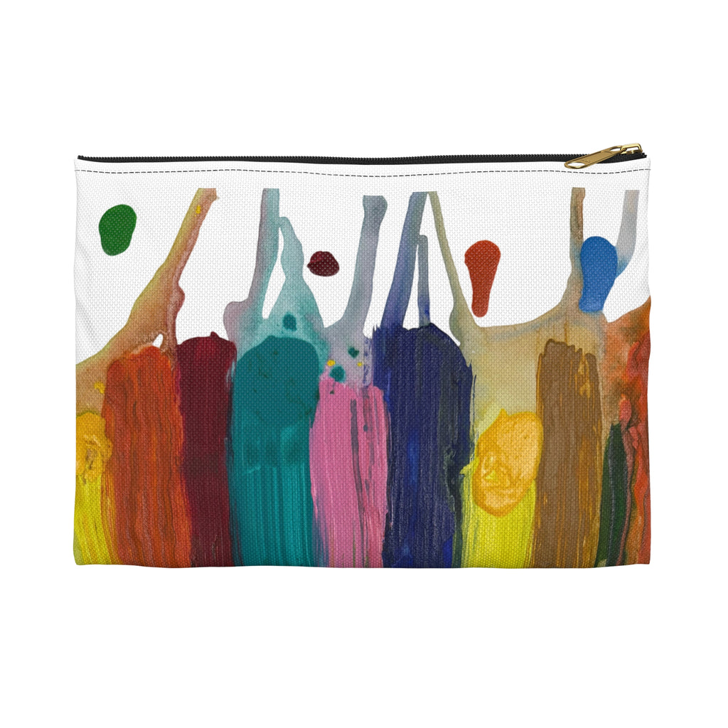 Crazy Brush Stroke Pouch