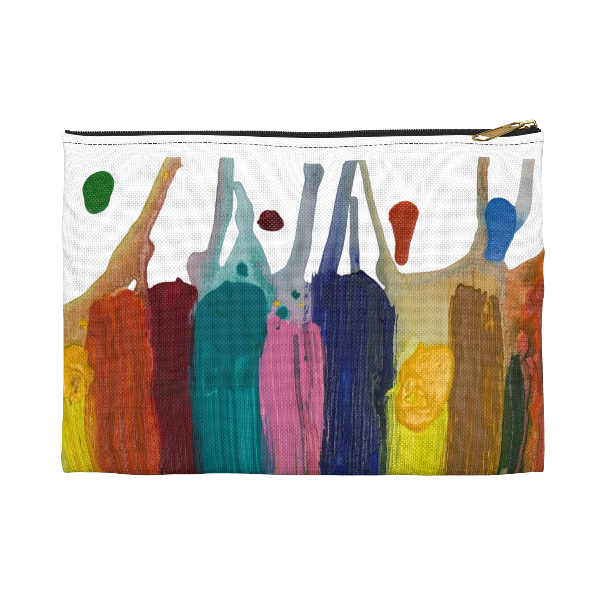 Crazy Brush Stroke Pouch