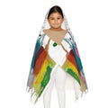 Crazy Brush Stroke Kids Hooded Towel