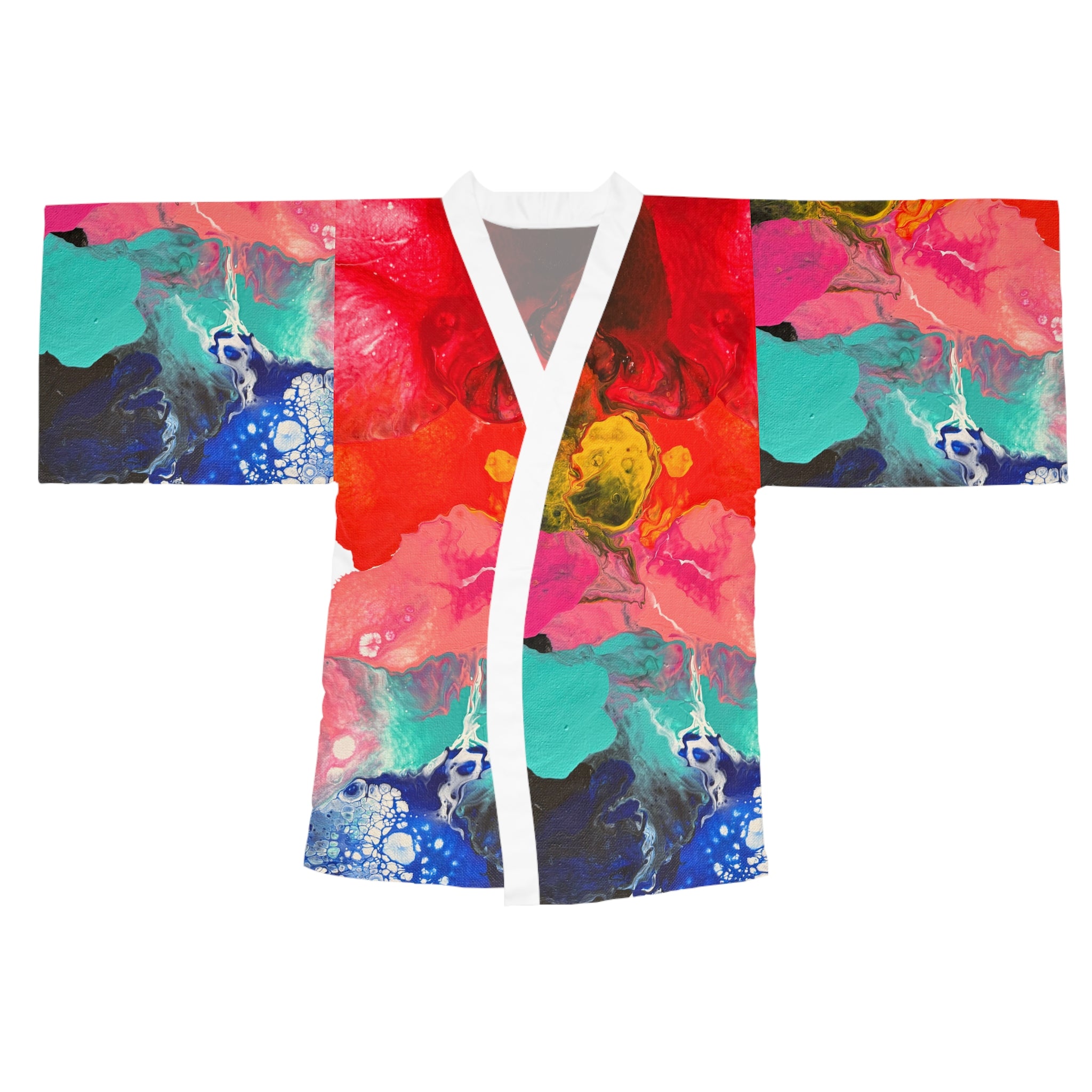 Radiant Ocean Kimono Robe
