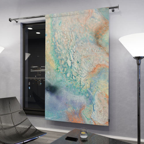 Coastal Dreams Art Curtain Panel