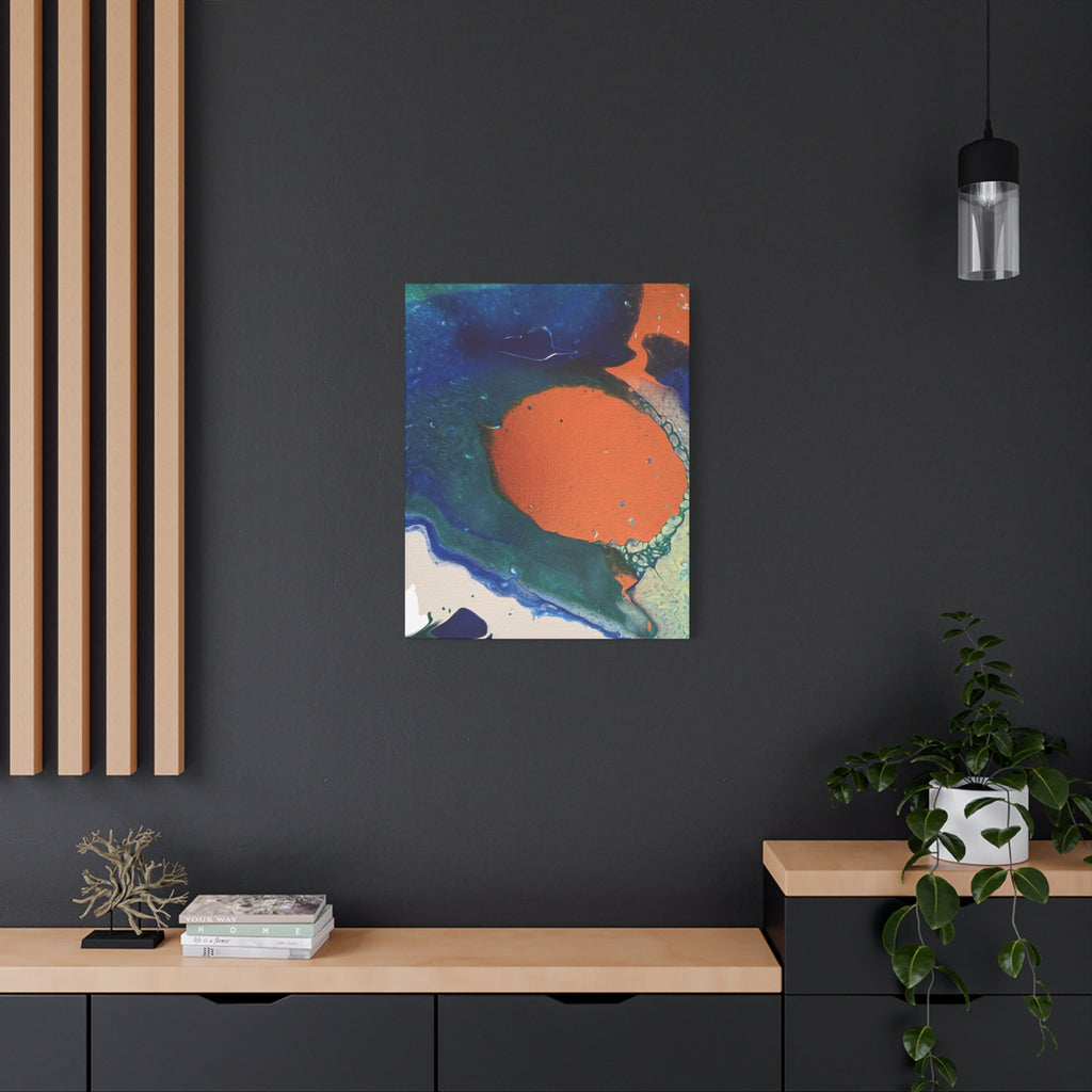 Coral Current Matte Canvas Print