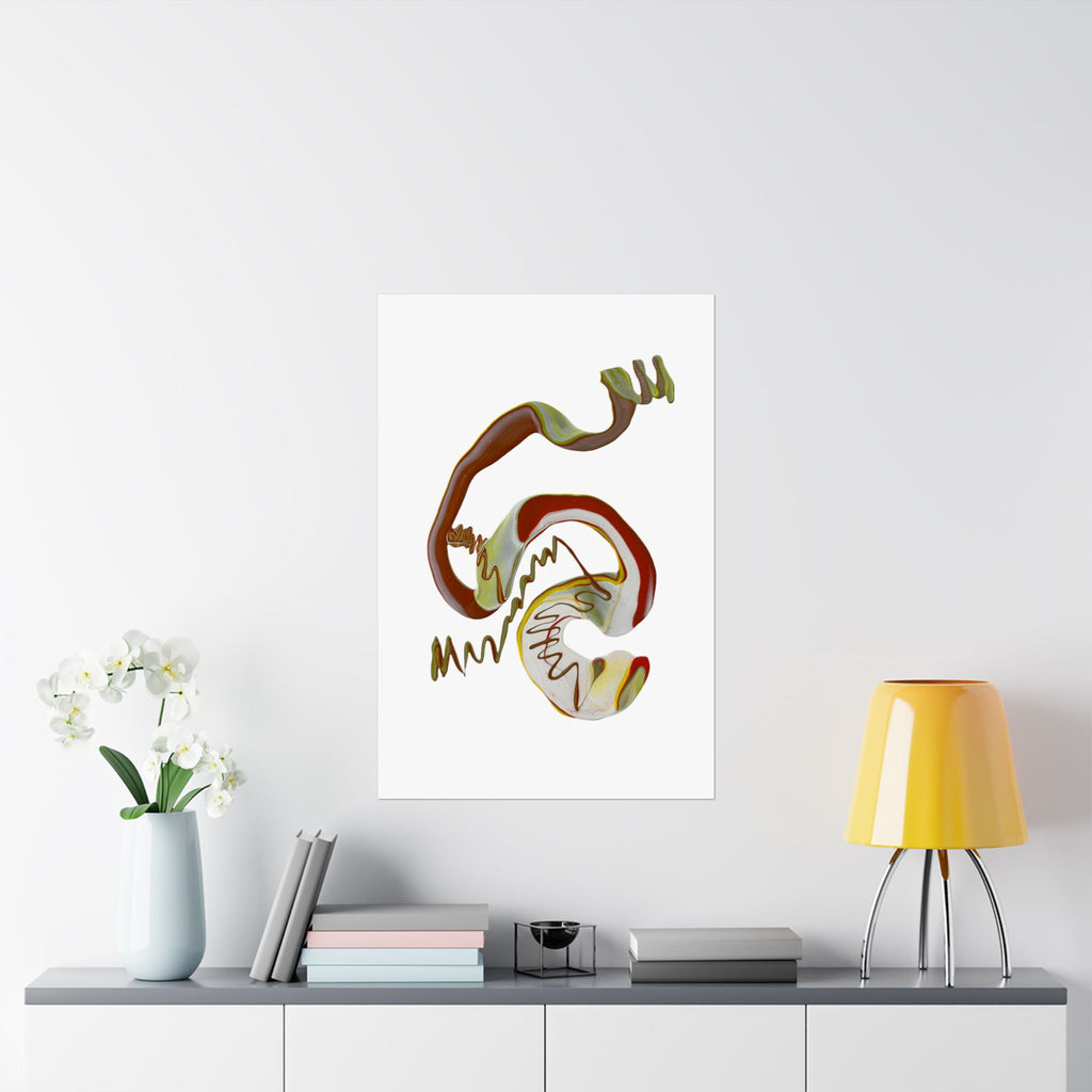 Sculpted Flow Satin Poster