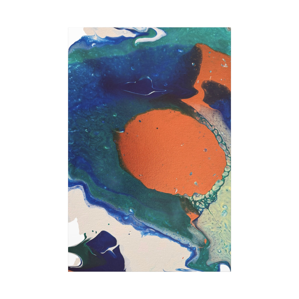 Coral Current Matte Canvas Print