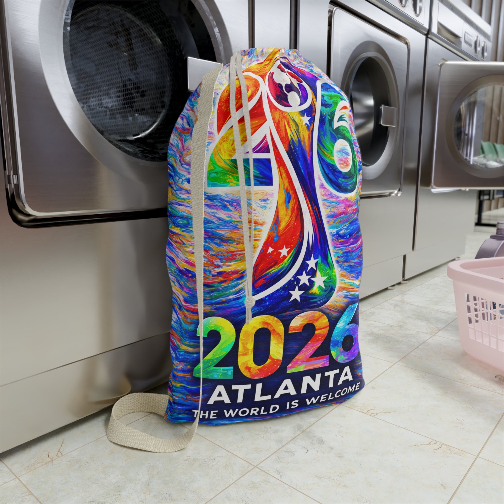2026 Atlanta "The World Is Welcome" Laundry Bag