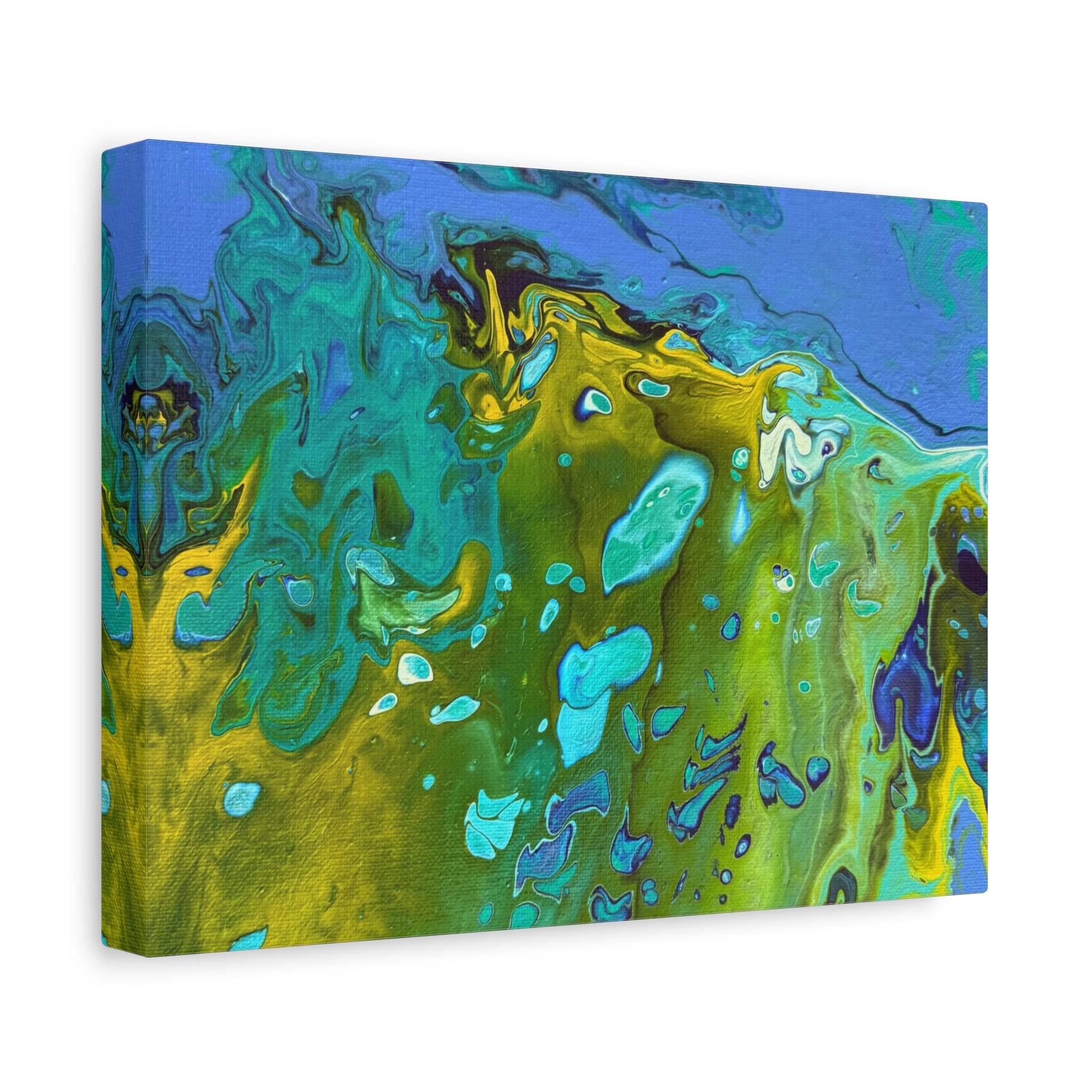 Golden Tides Matte Canvas Print