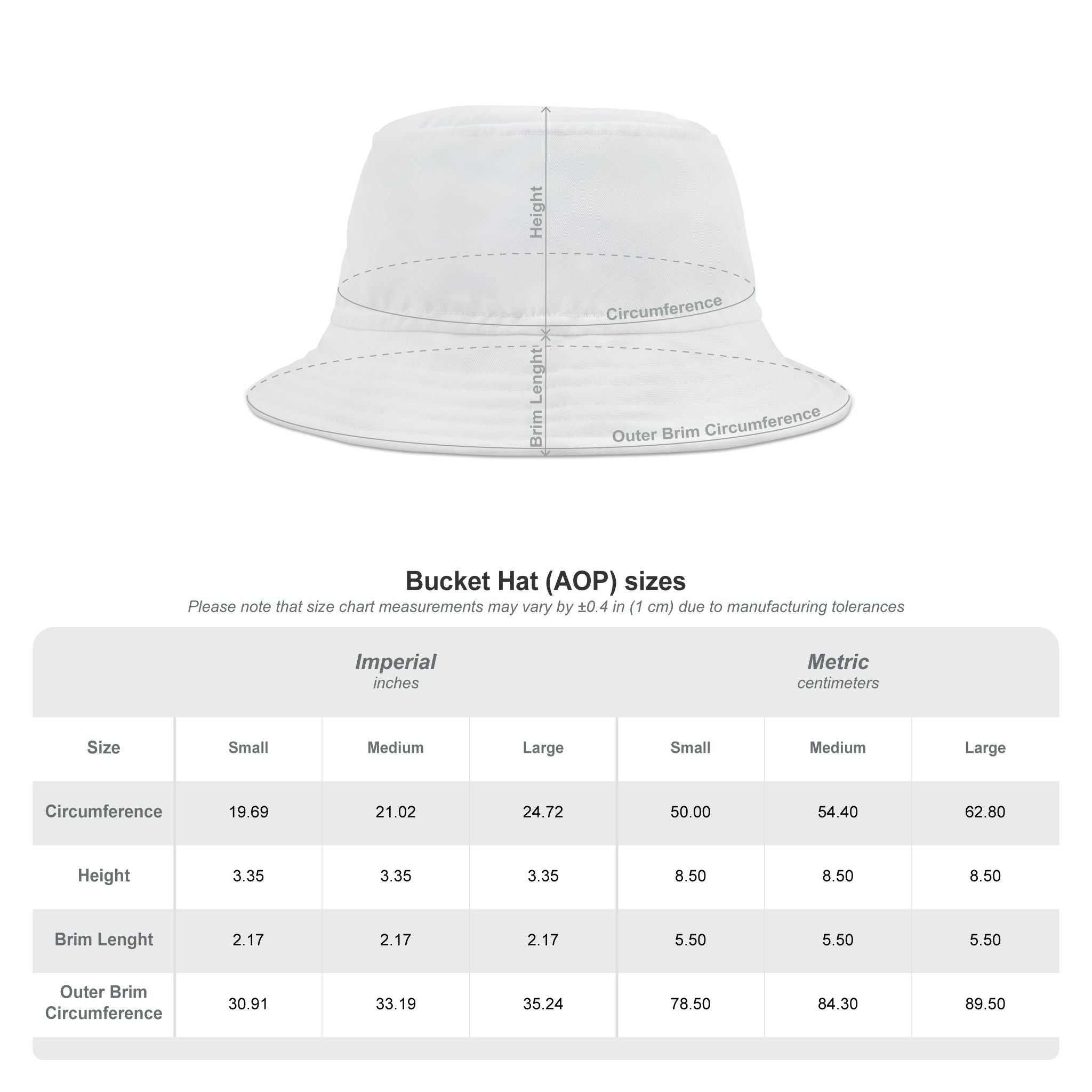 Stormy Ocean Bucket Hat Outdoor Sun Hat