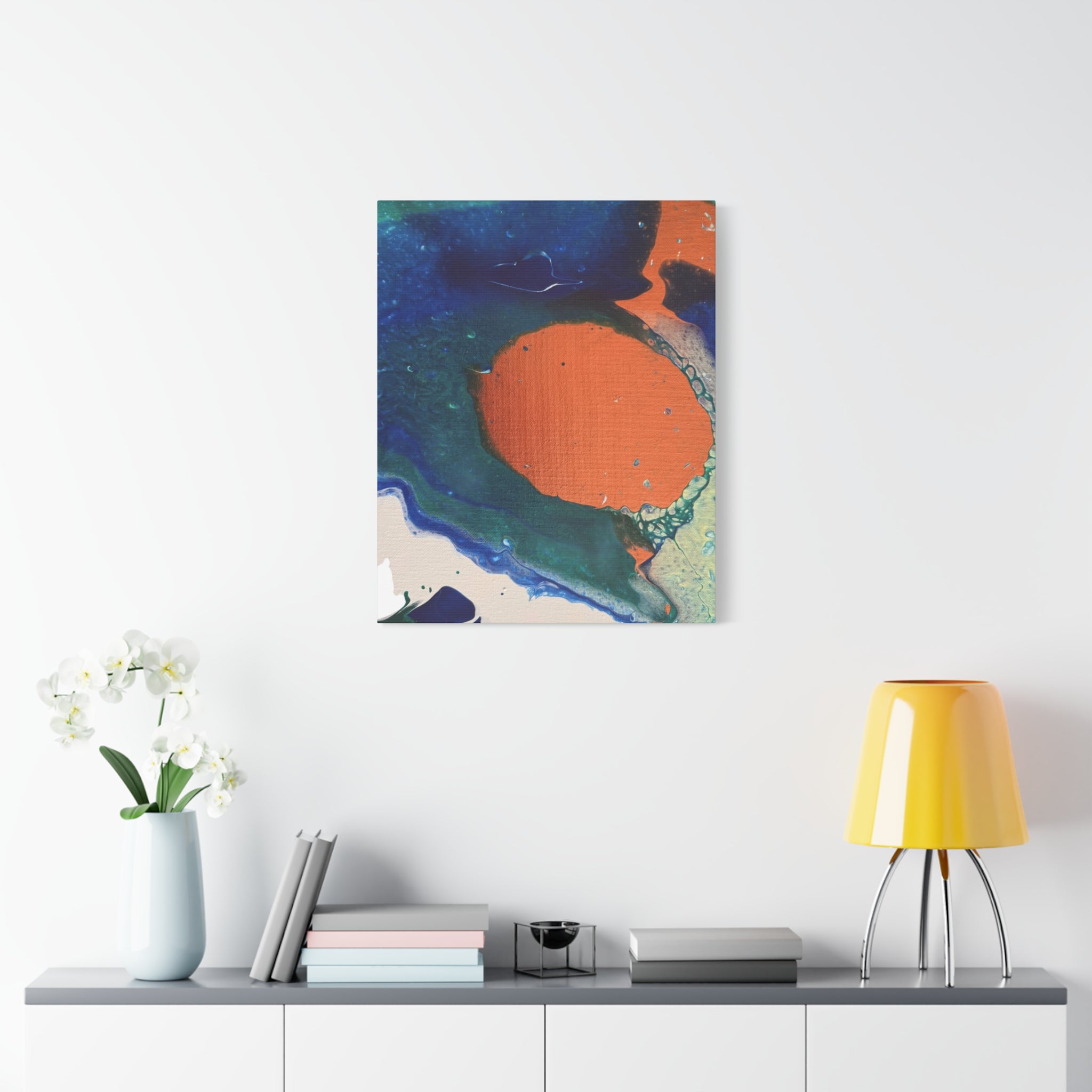 Coral Current Matte Canvas Print