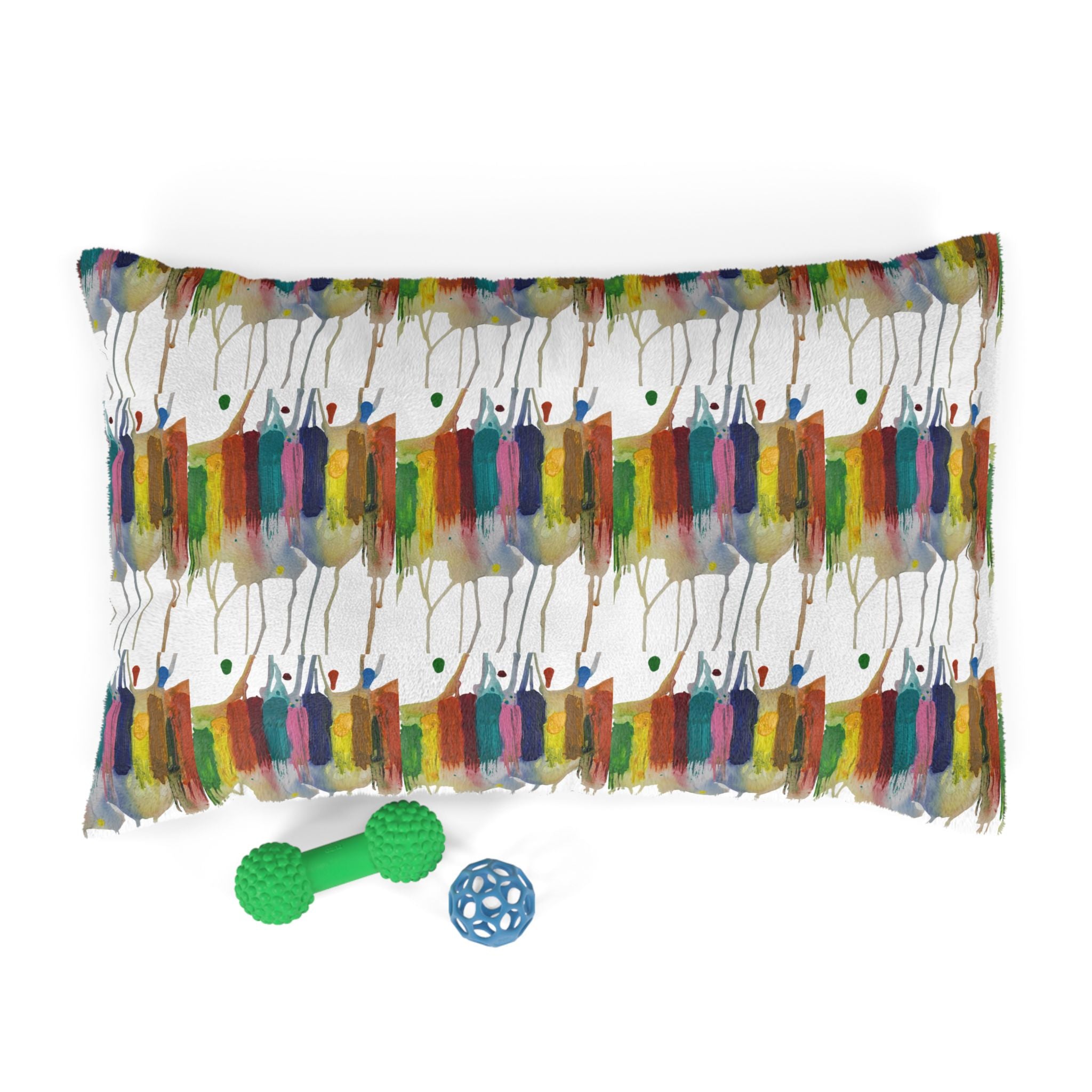 Crazy Brush Stroke Pet Bed