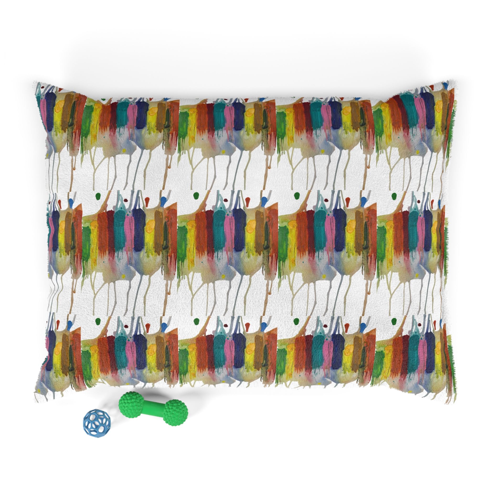 Crazy Brush Stroke Pet Bed