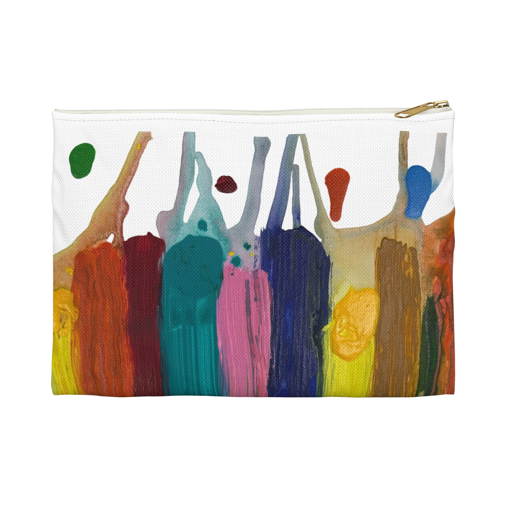 Crazy Brush Stroke Pouch