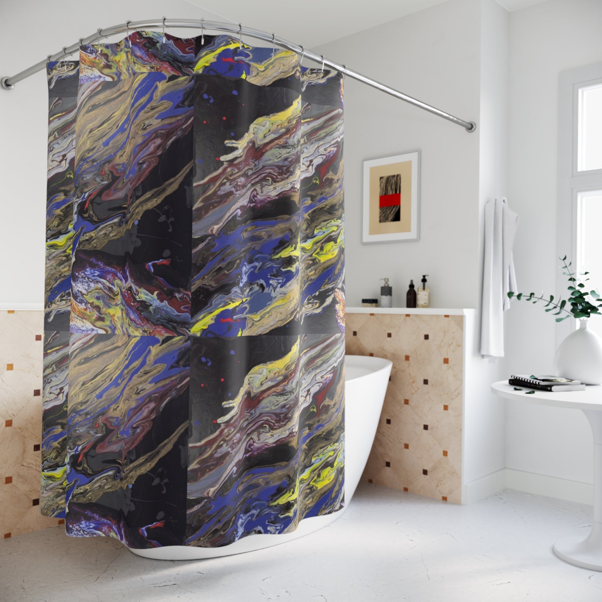 Stormy Ocean Shower Curtain