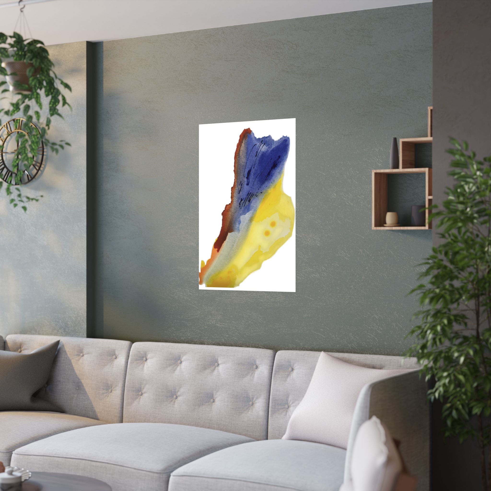 Solar Drift Satin Poster