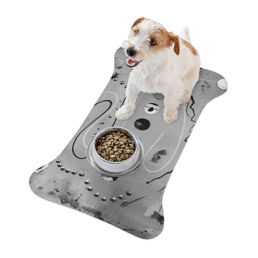 Structured Silence Pet Feeding Non Slip Placemat for Dogs & Cats