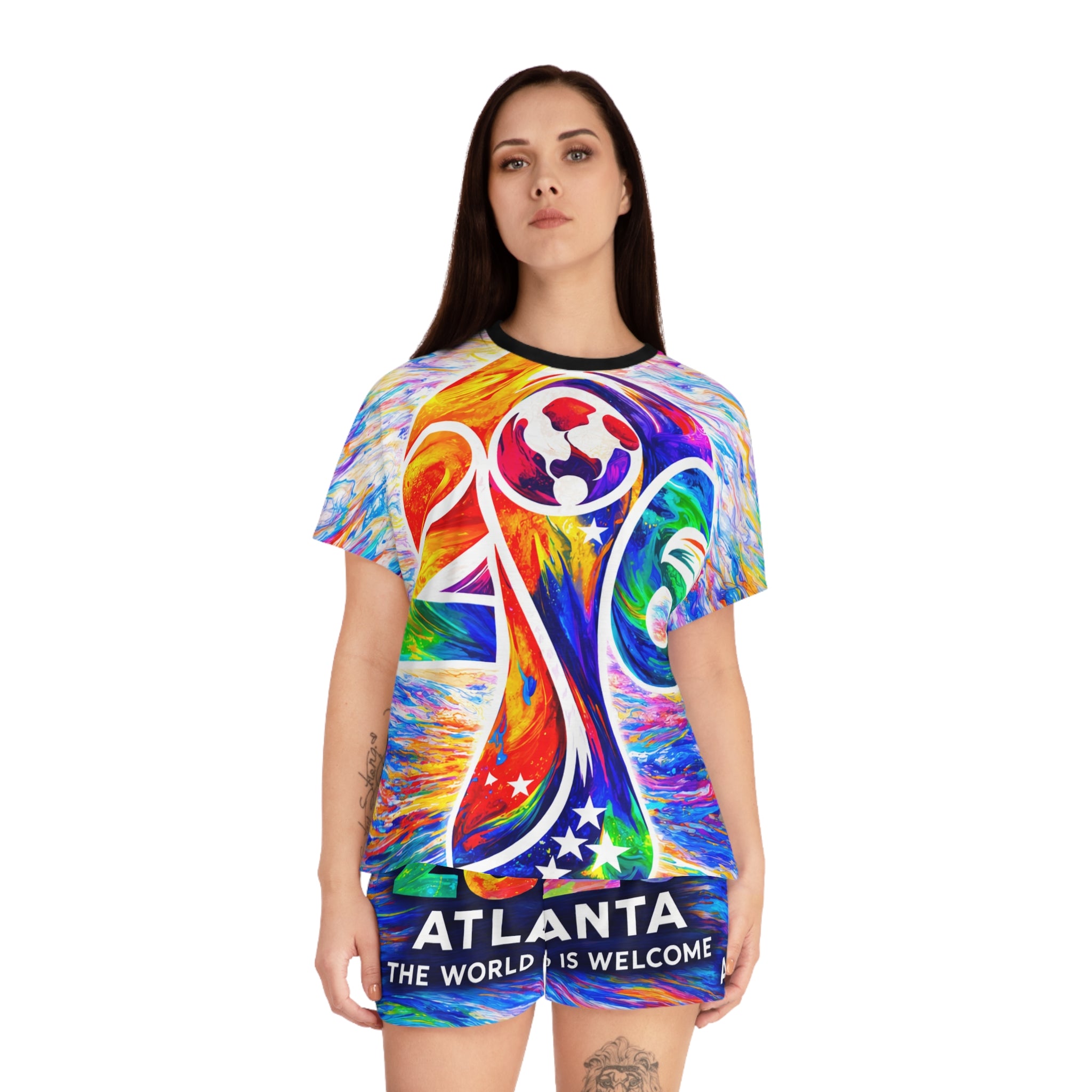 2026 Atlanta "The World Is Welcome" Lounge Set - Bold & Relaxed Style