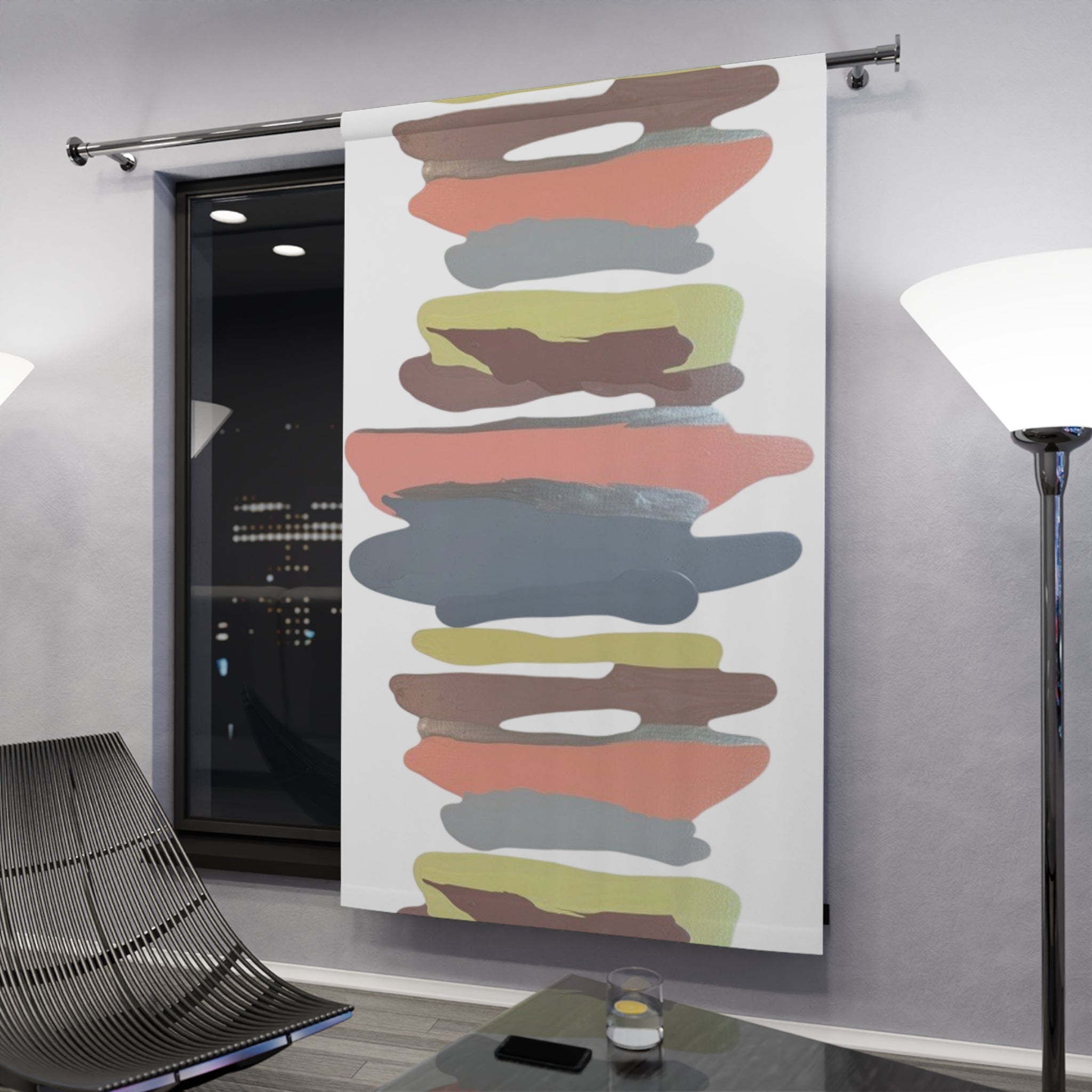 Cinnamon Sticks Art Curtain Panel
