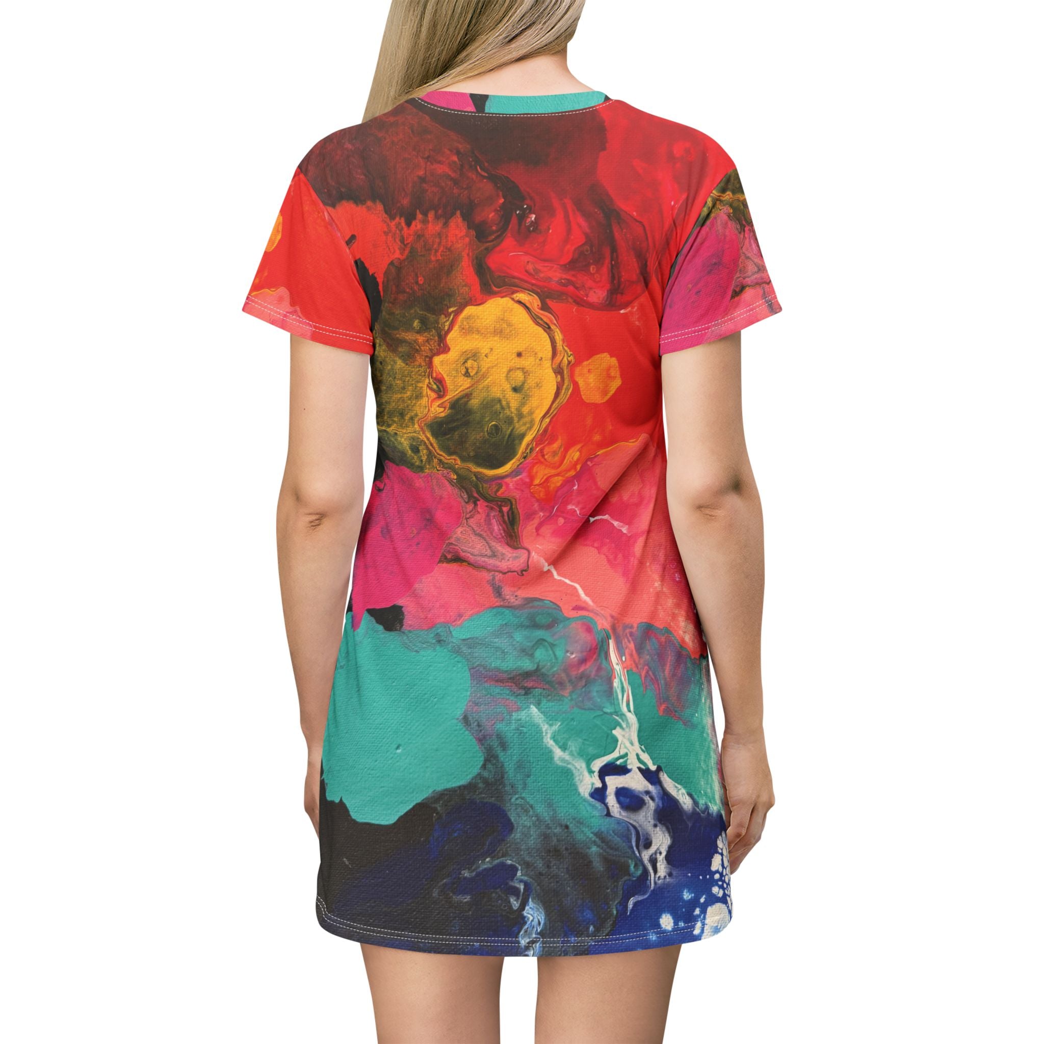 Radiant Ocean T-Shirt Dress