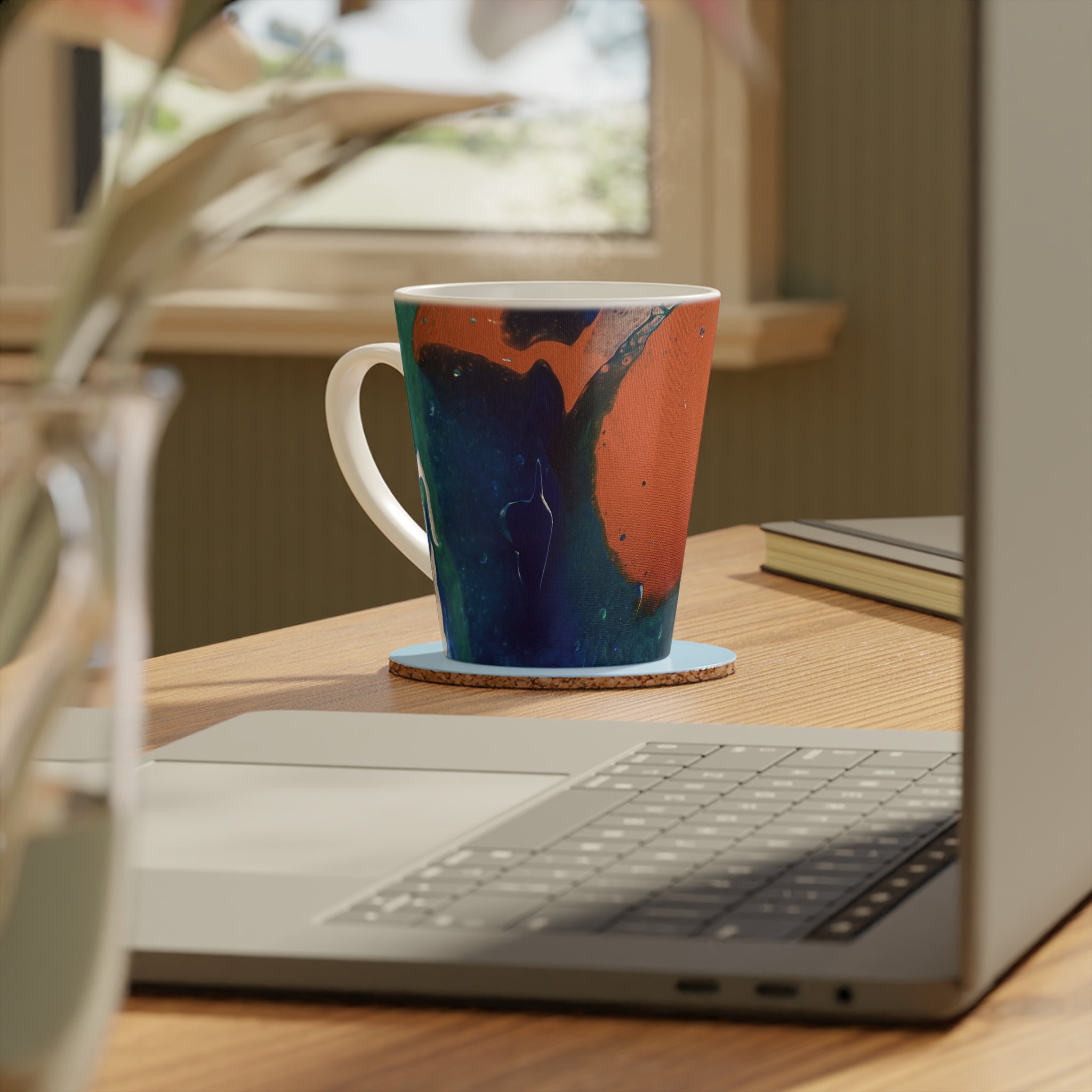 Coral Current Coffee Cup, 12oz