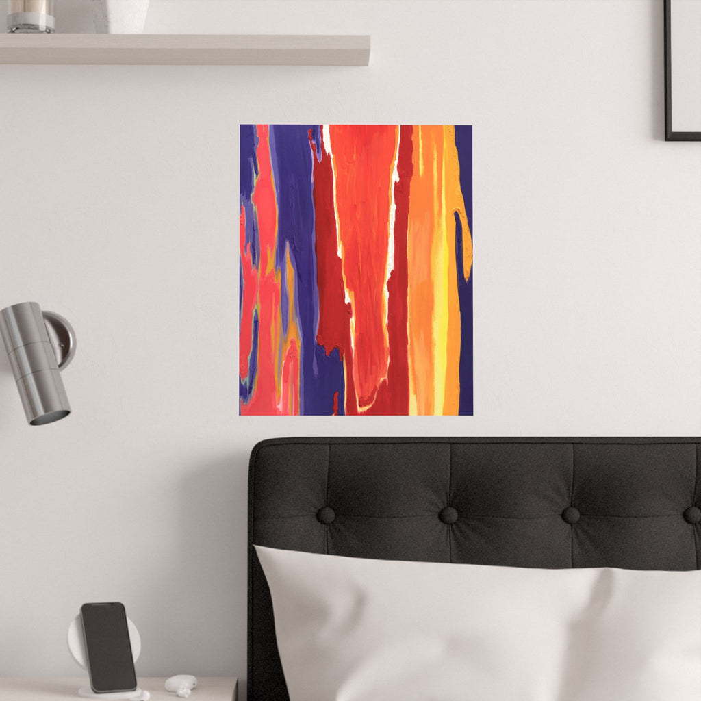 Solar Tide Satin Poster