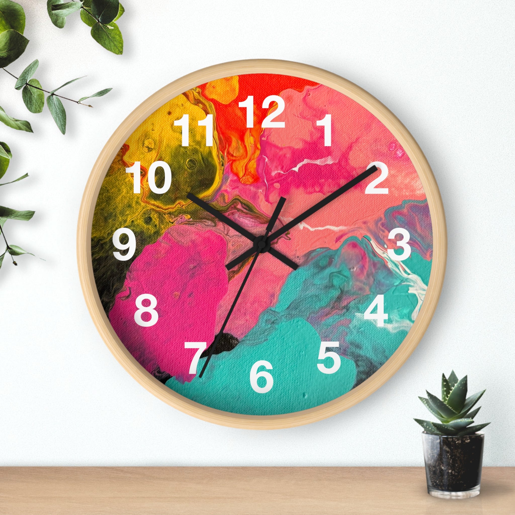Radiant Ocean Wall Clock Home Décor