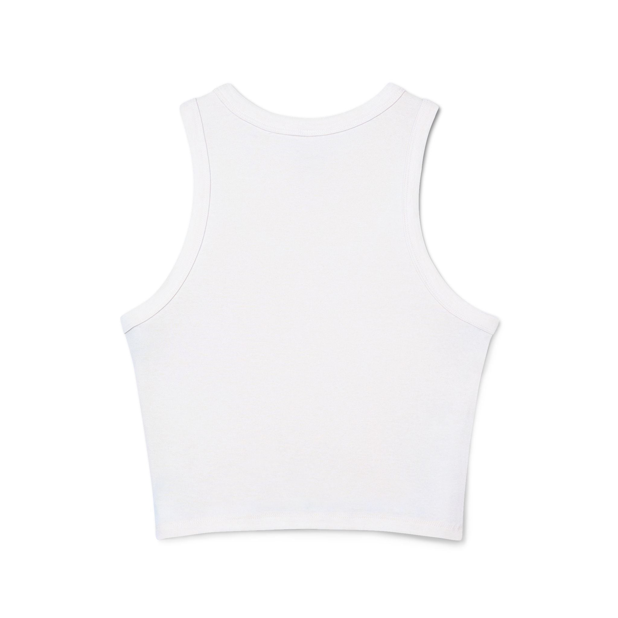Racer Tank — Women's Cropped Rib Tank Top