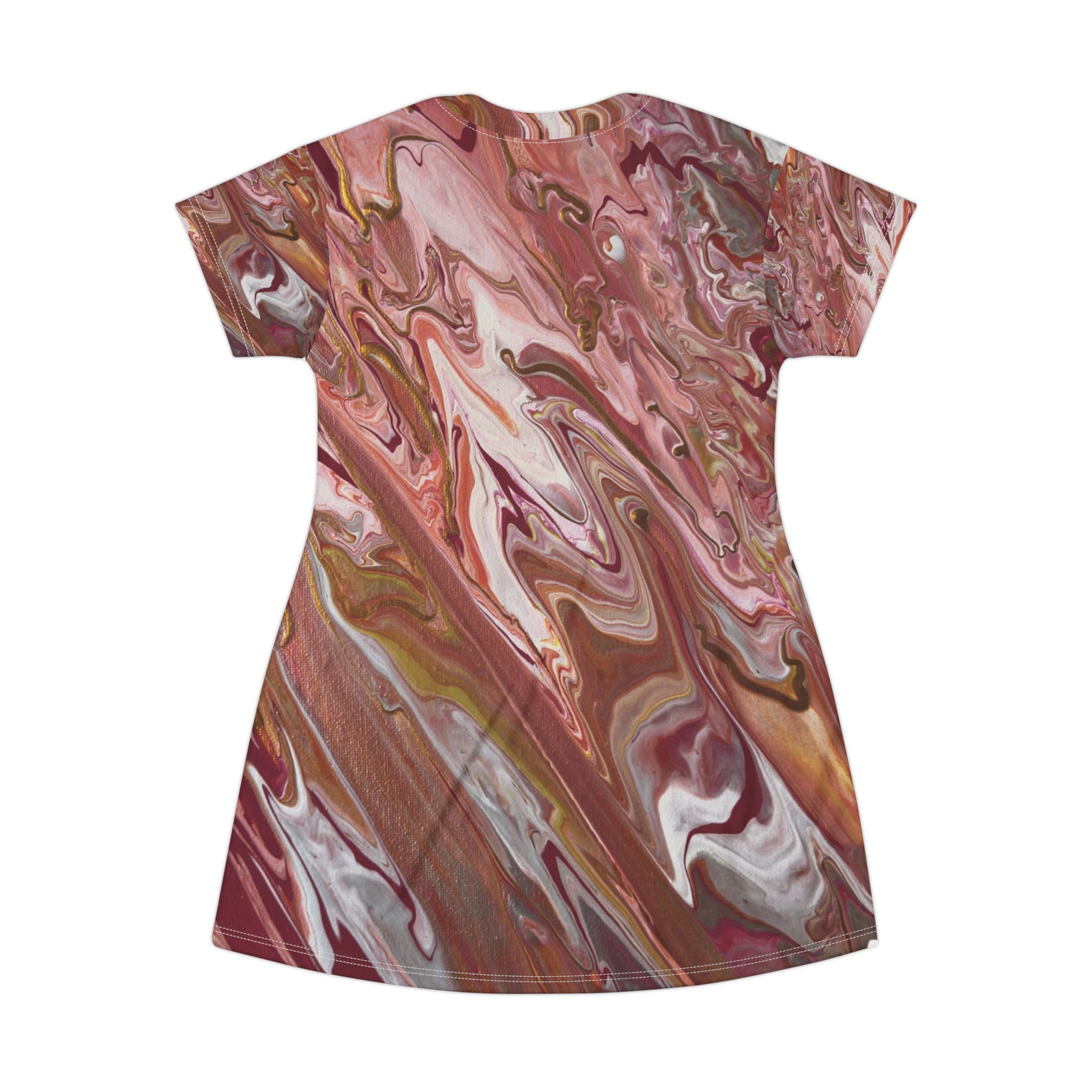 Molten Bloom T-Shirt Dress