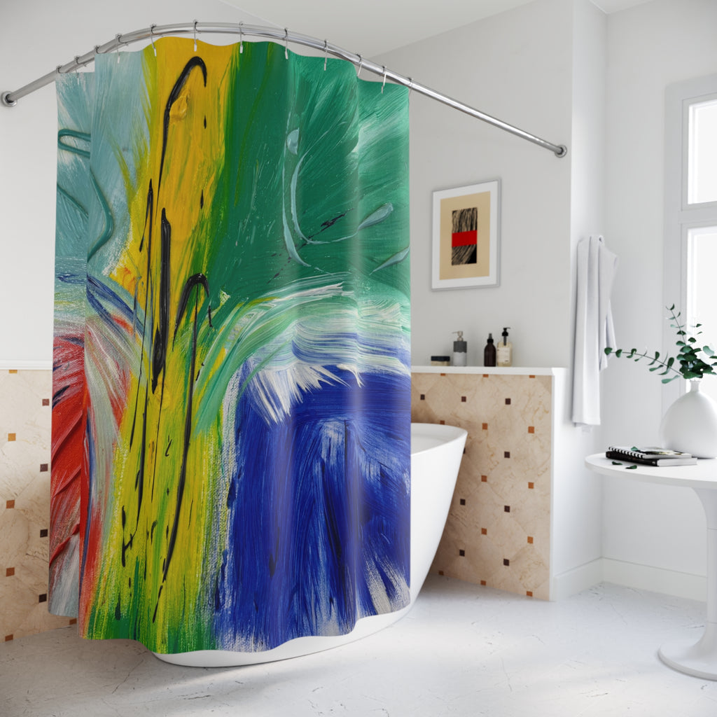 Flight of Energy Shower Curtain