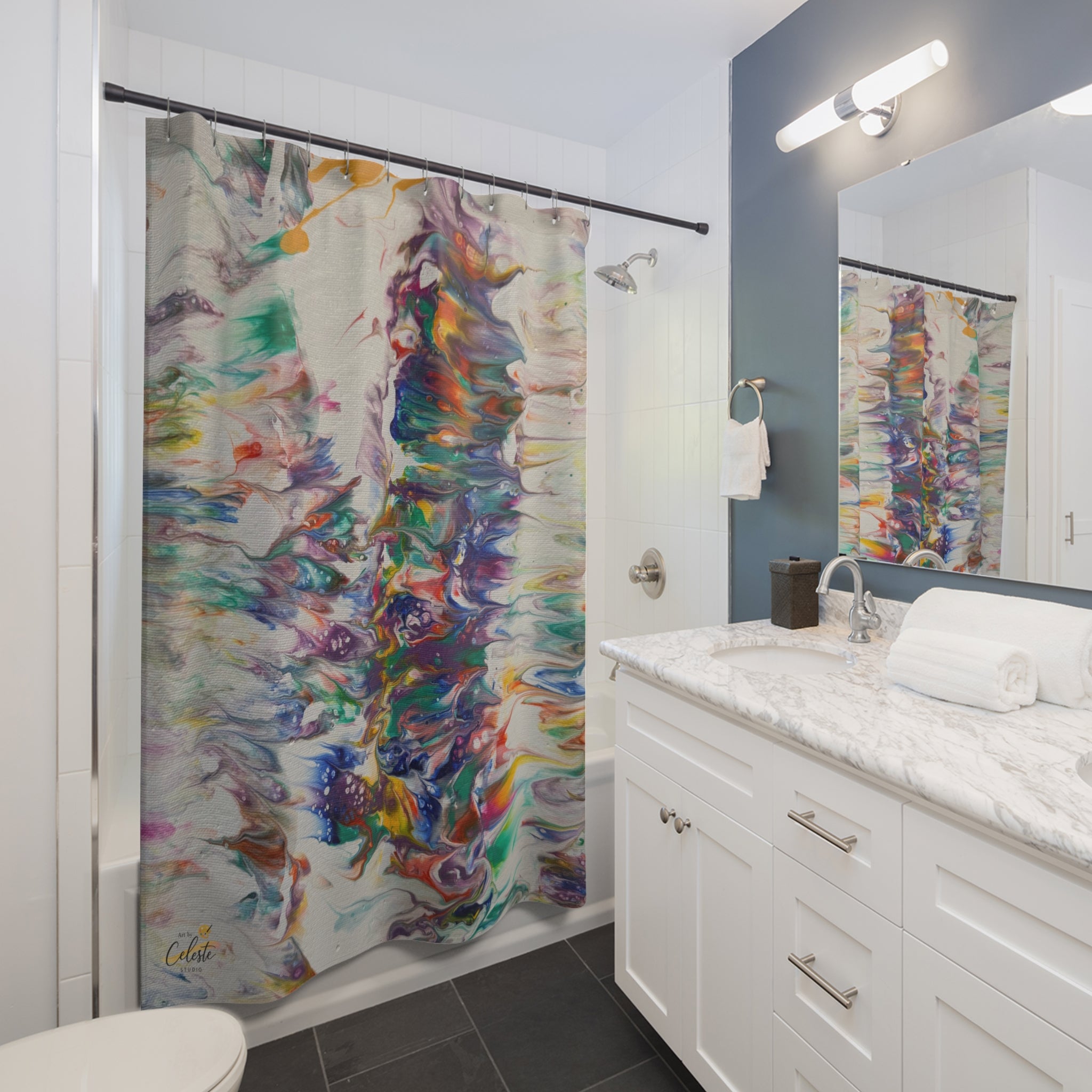 Mardi Gras Shower Curtain