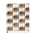 Crazy Brush Stroke Wrapping Paper
