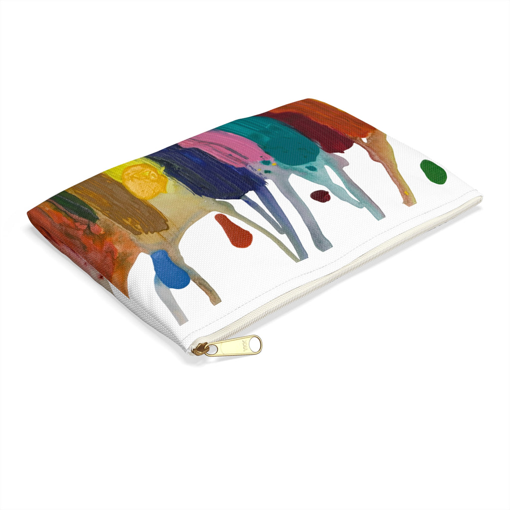 Crazy Brush Stroke Pouch