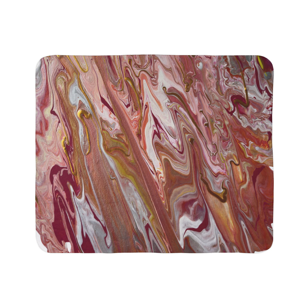 Molten Bloom Fleece Throw