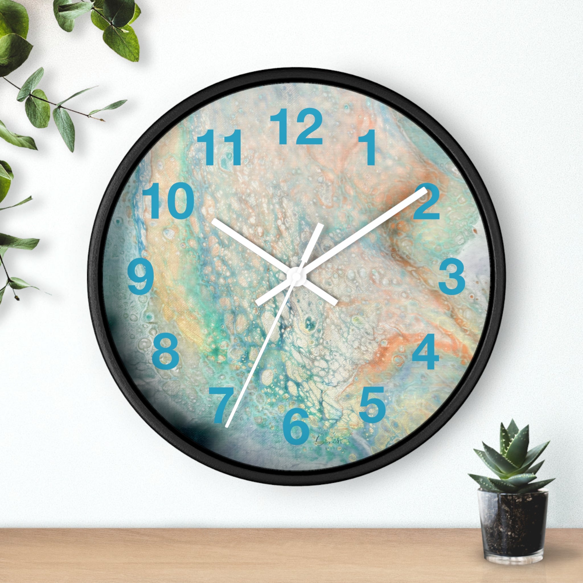 Coastal Dreams Wall Clock Home Décor