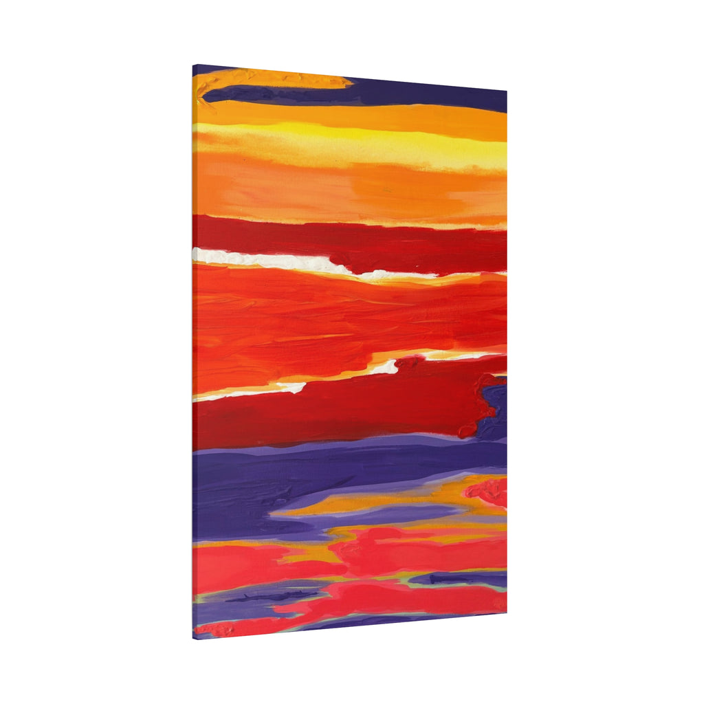 Solar Tide Matte Canvas Print