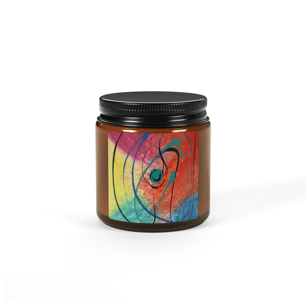 Orbit of Color  Soy Candle Amber Jar (Multi-Size)