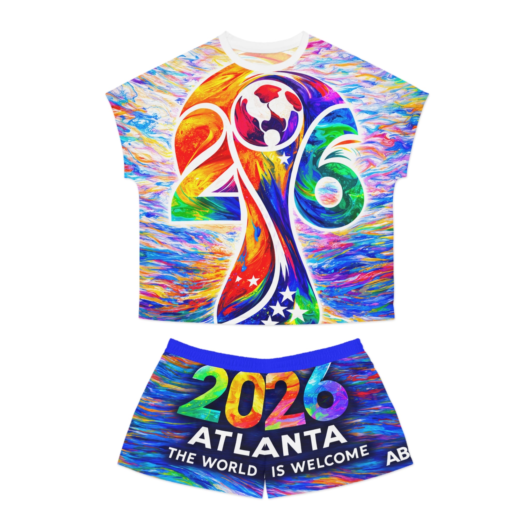 2026 Atlanta "The World Is Welcome" Lounge Set - Bold & Relaxed Style